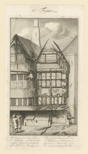 Two Burnt Houses in the Oude Nieuwstraat, 1682