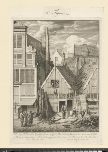 Burnt Houses in the Goudsbloemstraat in Amsterdam, 1682