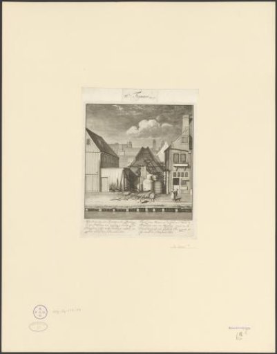 Ruin of a Partially Burnt Turpentine Oil Distillery on the Passeerdersgracht, 1683