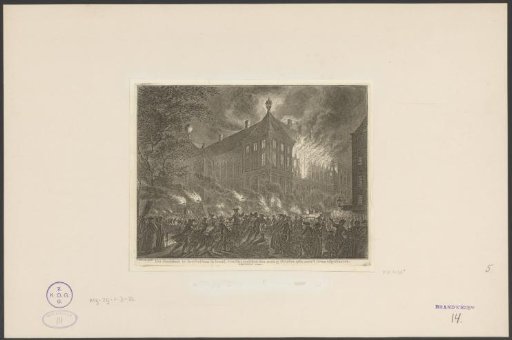 Fire in the Town Hall of Amsterdam, 1762