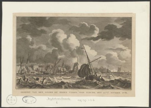 Storm and High Tide at Elburg, 1776