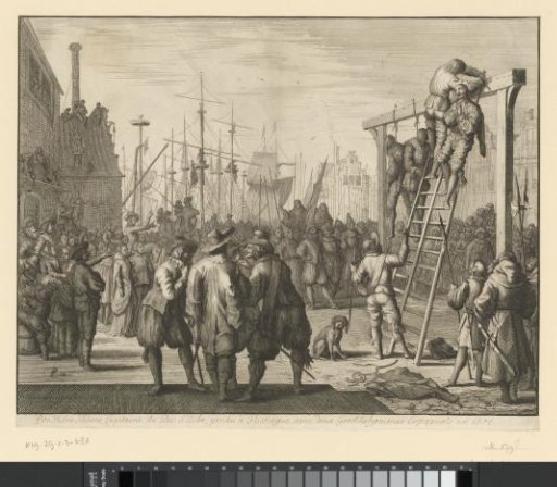 Pacieco hanged at Flushing, 1572