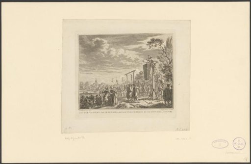 Coffin of Ledenberg hung on the gallows, 1619
