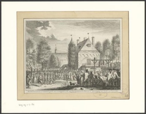 Transfer of two prisoners to the military court, 1753