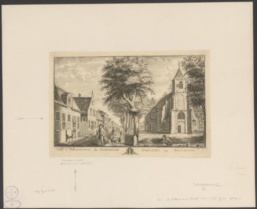 View of Nootdorp with the office of a solicitor and notary