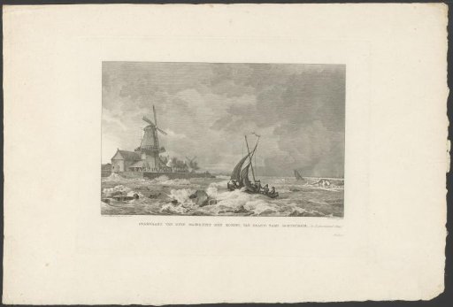 Louis Napoleon sailing from Dalem to Gorinchem, 1809