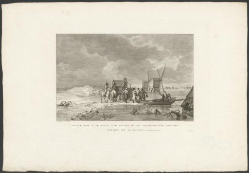 Louis Napoleon on the Dalem dike, 1809