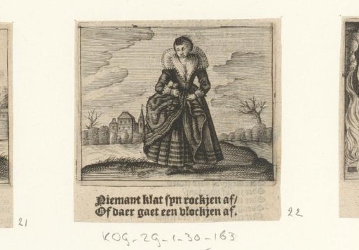 Woman in an open field