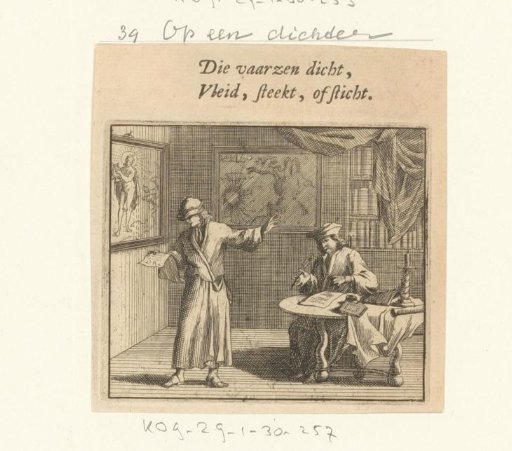 Two poets at work