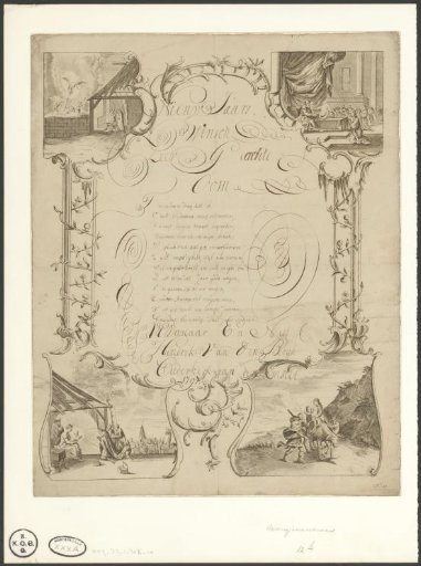 New Year's Wish from Hendrik van den Bergh, 1797