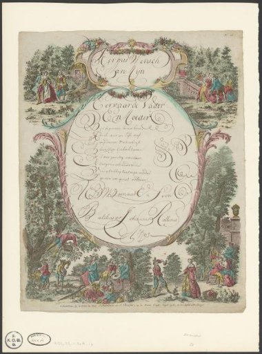 Fair Wish from Balthasar Johannes Mollerus, 1793