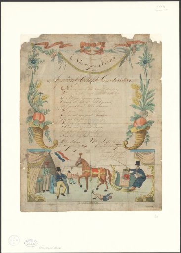 New Year's Wish by Meindert Jongste, 1833