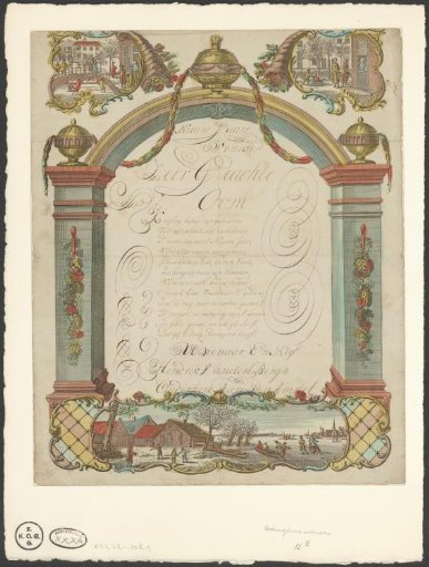 New Year's Wish from Hendrik van den Bergh, 1799