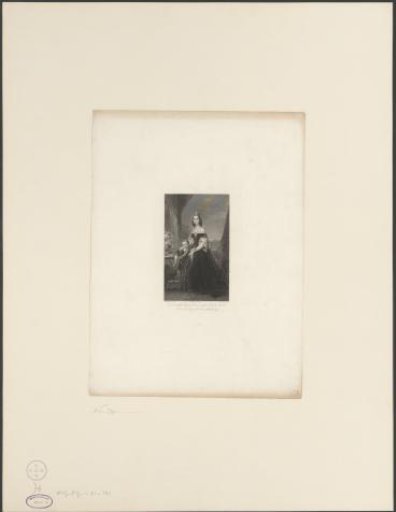 Portrait of Sophia Frederika Mathilda of Württemberg with her son