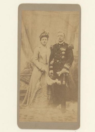 Portrait of Wilhelmina, Queen of the Netherlands, and Hendrik of Mecklenburg-Schwerin