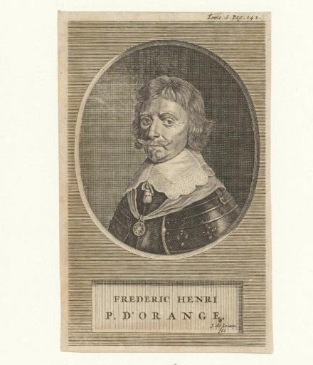 Portrait of Frederik Hendrik, Prince of Orange