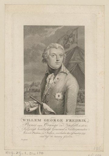 Portrait of Frederik, Prince of the Netherlands