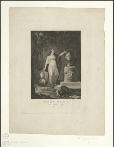 Allegorical monument to Prince Frederick, 1799