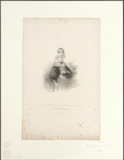 Portrait of Sophie, Princess of the Netherlands, in Frisian costume