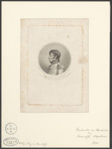 Portrait of Lodewijk Napoleon Bonaparte, King of Holland