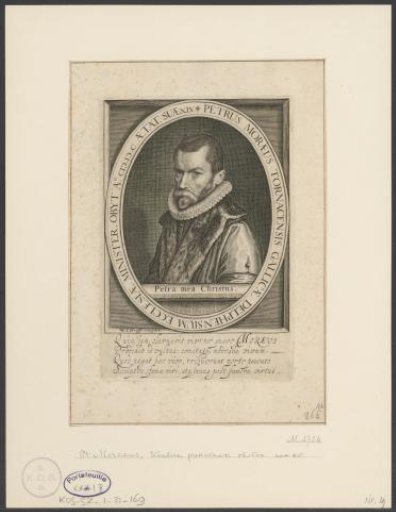 Portrait of Petrus Moraeus, aged 45