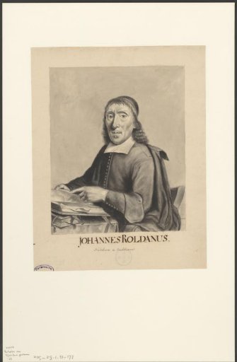 Portret van Johannes Roldanus