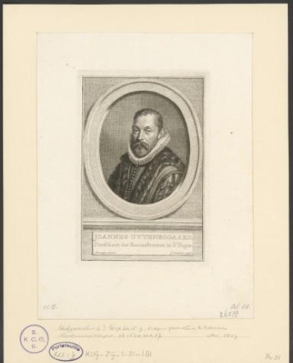 Portrait of Johannes Wtenbogaert