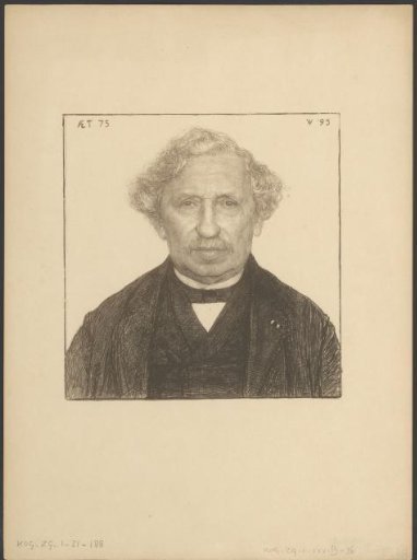 Portrait of Joseph Alexander Fles, aged 75