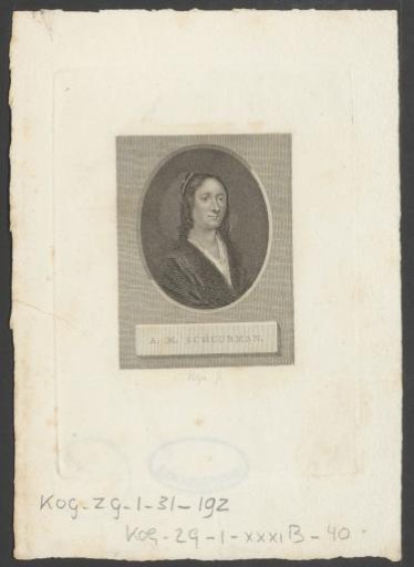 Portrait of Anna Maria van Schurman