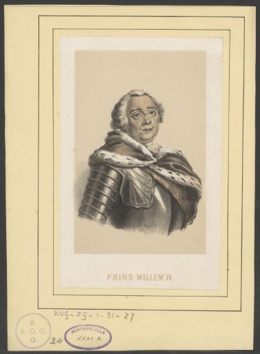 Portrait of Willem IV