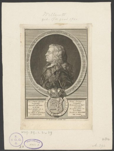 Portrait of Willem IV, Prince of Orange-Nassau