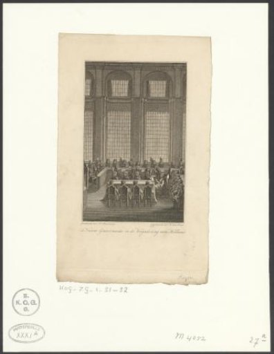 Princess Anna Takes Her Seat in the Meeting of the States-General, 1752