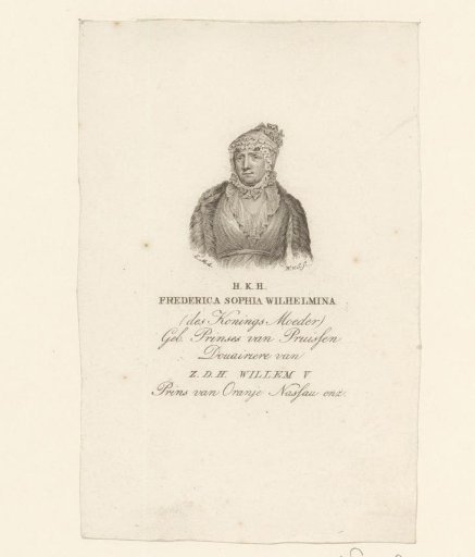 Portrait of Wilhelmina of Prussia