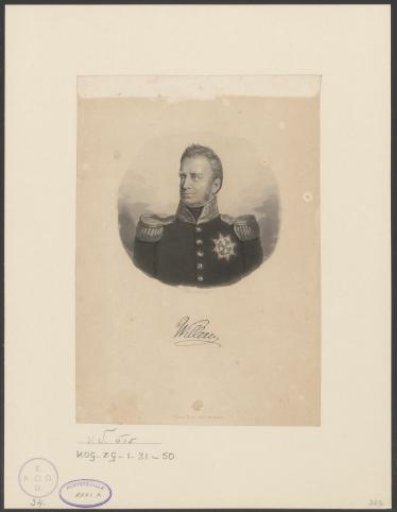 Portrait of William I, King of the Netherlands
