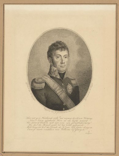Portrait of William I Frederick, King of the Netherlands