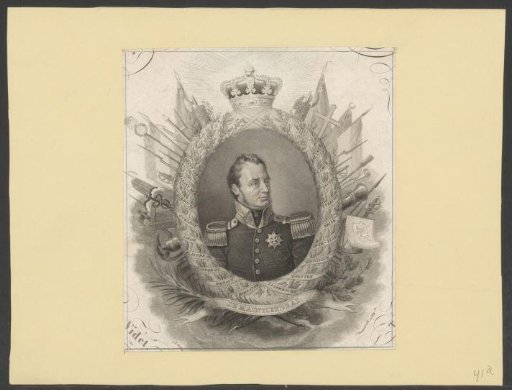 Portrait of Willem I Frederik, King of the Netherlands