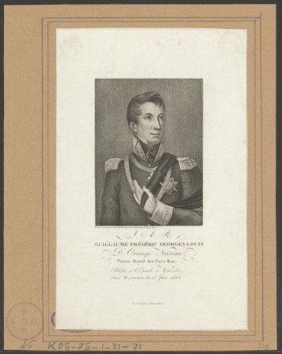 Portrait of William II, King of the Netherlands