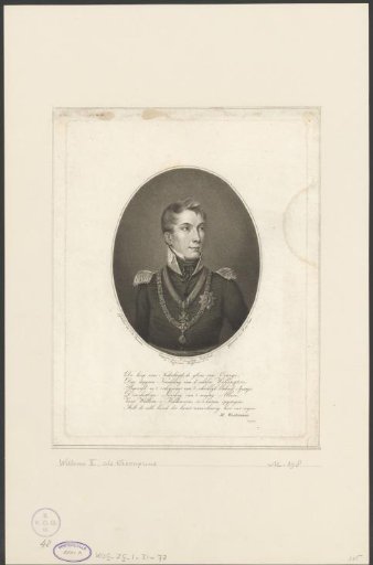 Portrait of Willem II, King of the Netherlands