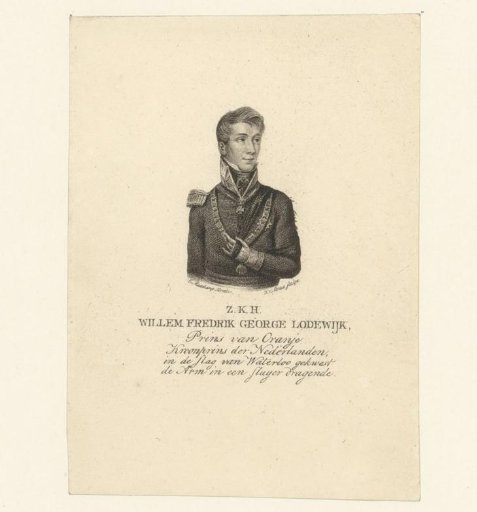 Portrait of Willem II, King of the Netherlands