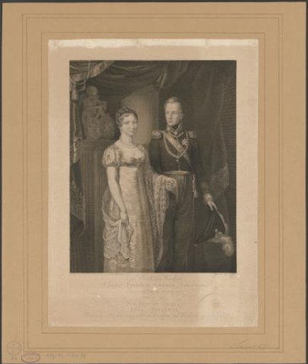 Portrait of William II, King of the Netherlands, and Anna Pavlovna Romanova