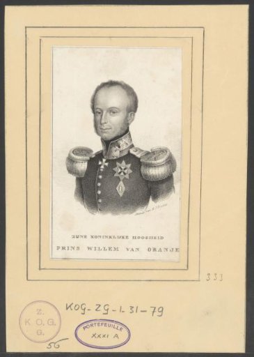 Portrait of Willem II, King of the Netherlands