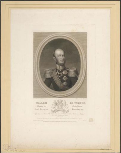 Portrait of William II, King of the Netherlands