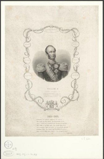 Portrait of William II, King of the Netherlands