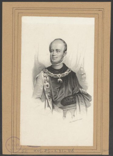 Portrait of William II, King of the Netherlands