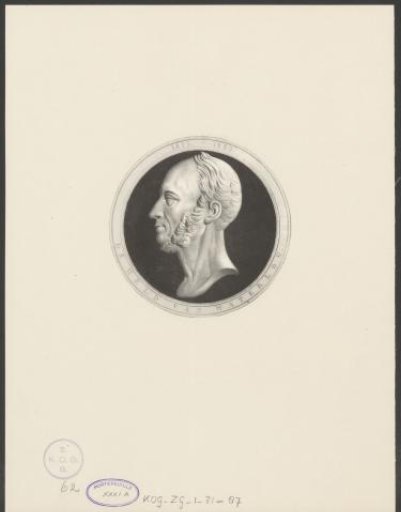 Medal with portrait of William II (King of the Netherlands)