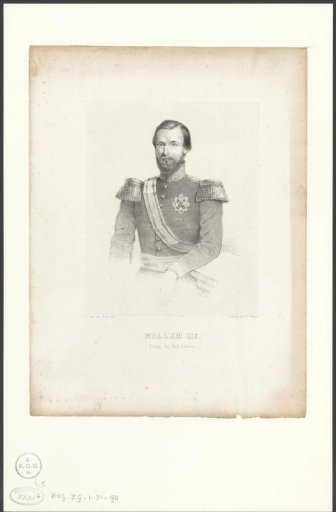 Portrait of William III, King of the Netherlands