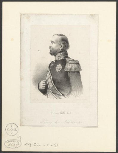 Portrait of William III, King of the Netherlands