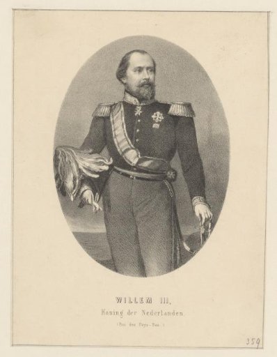 Portrait of William III, King of the Netherlands