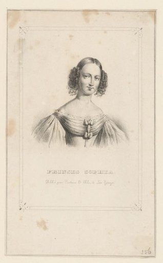 Portrait of Sophie, Princess of the Netherlands