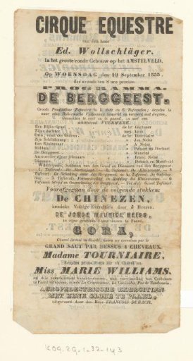 Equestrian Circus of Mr. Ed. Wollschläger